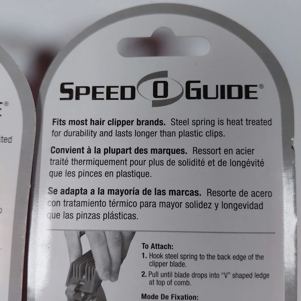 4 SPEED O GUIDE Universal Attachment Comb Clipper Guards Size OOO  1/32